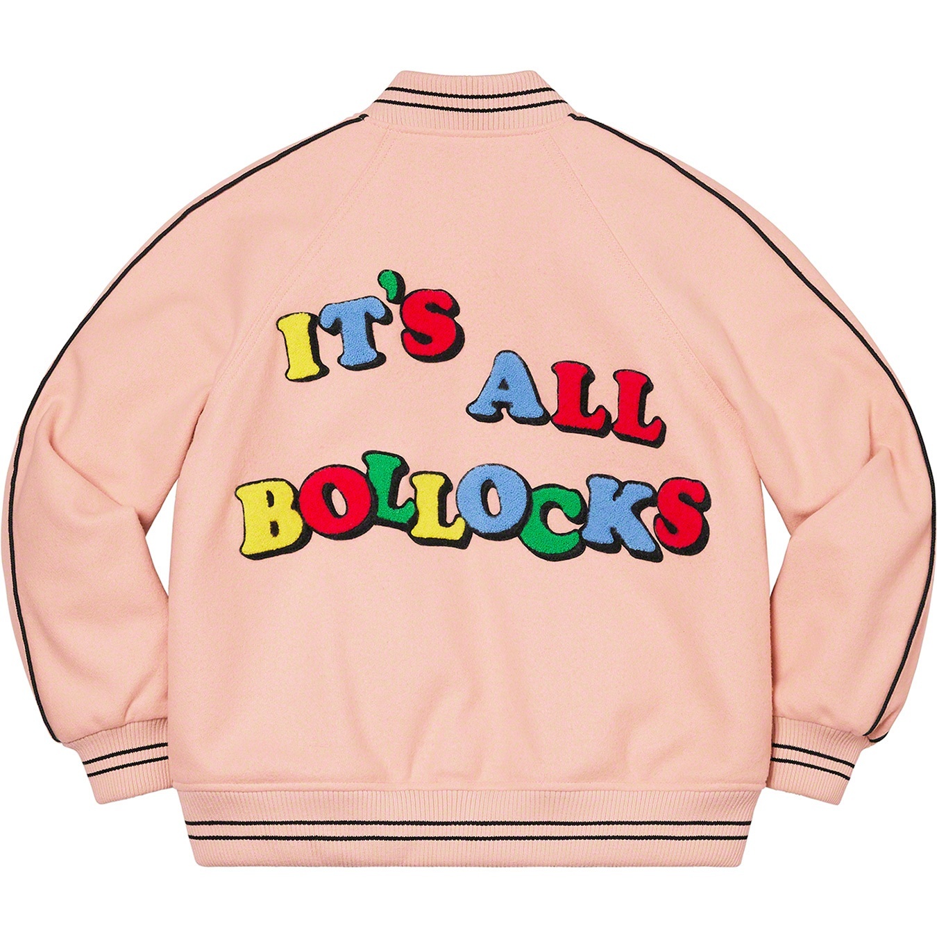 Jamie Reid/Supreme It's All Bollocks Varsity Jacket view 8